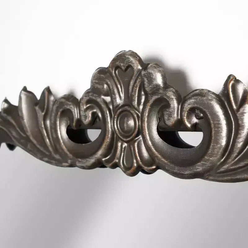 Specchio da parete decorativo in metallo, finitura bronzo antico, 73,6 cm x 94 cm: Rettangolare, nessun assemblaggio richiesto, include accessori di montaggio
