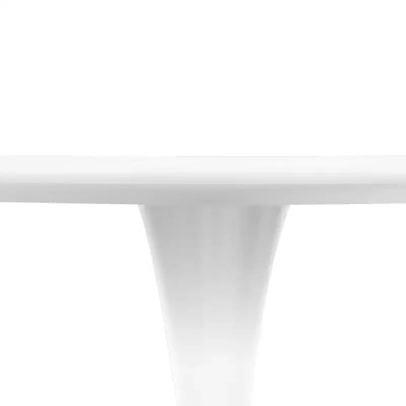 Set da Pranzo 5 Pezzi Bianco - Tavolo Rotondo e 4 Sedie da Pranzo Ergonomiche in Plastica