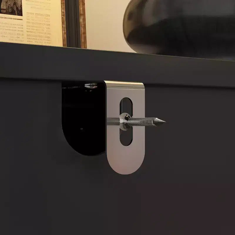 Cassettiera 4 ante in stile "diamante" - Superficie effetto tessuto per il soggiorno