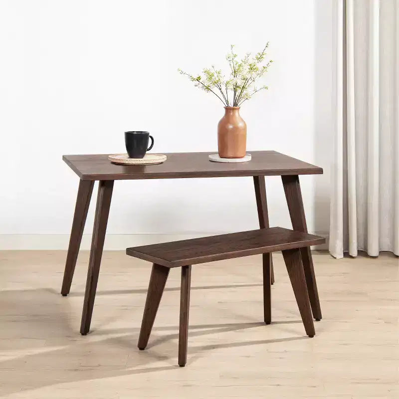 Panca in legno massello di quercia rossa Capri 35.5