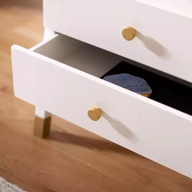 Tavolino d'appoggio Cove con 2 cassetti e 1 ripiano