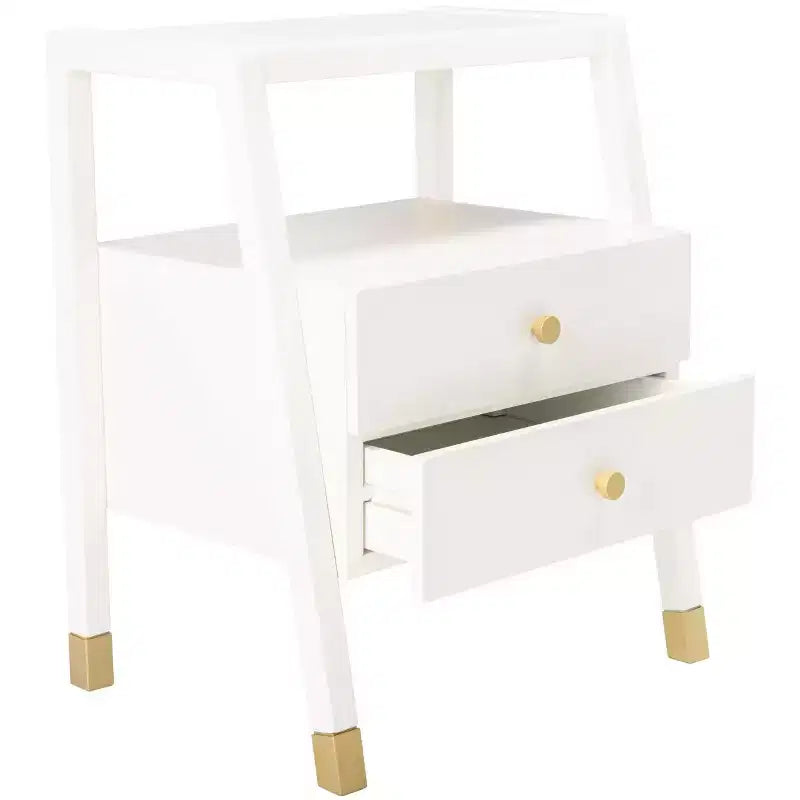 Tavolino d'appoggio Cove con 2 cassetti e 1 ripiano