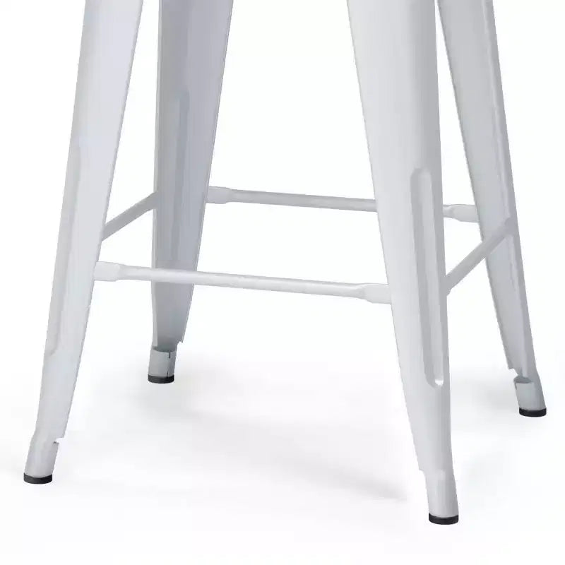 Set di 4 sgabelli da bar alti Josephine in metallo/legno da 61 cm